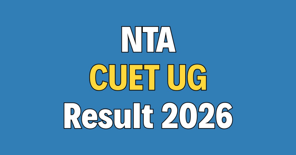 NTA CUET UG 2026 Result / Score Card
