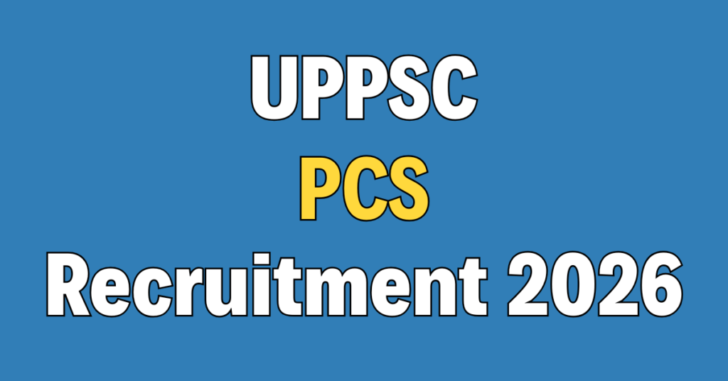 UPPSC PCS Online Form 2026